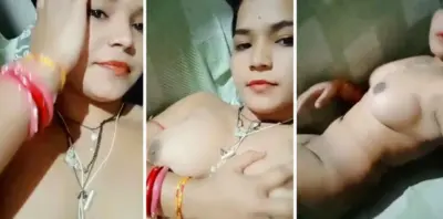 Horny Bhabhi Spreading her Pussy Closeup HD
